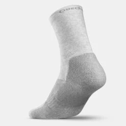 Quechua 2 Paires De Chaussettes De Randonnée Tiges Hautes Enfant Crossocks Noir Gris -Plein Air Pêche Magasin 2 paires de chaussettes de randonnee tiges hautes enfant crossocks noir gris 2