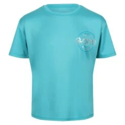 Regatta Alvarado VI T-shirt De Marche à Manches Courtes Pour Enfant - Vert Pâle -Plein Air Pêche Magasin alvarado vi t shirt de marche a manches courtes pour enfant vert pale 2
