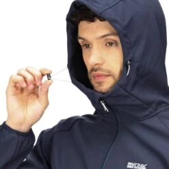 Regatta Arec III Homme Randonnée Softshell Veste - Marine -Plein Air Pêche Magasin arec iii homme randonnee softshell veste marine 6