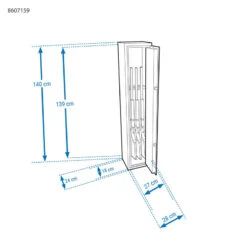 Armoire Forte 4 Armes SOLOGNAC 500 -Plein Air Pêche Magasin armoire forte 4 armes solognac 500 8