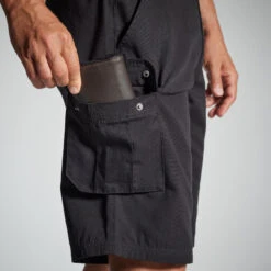 BERMUDA CARGO 500 NOIR -Plein Air Pêche Magasin bermuda cargo 500 noir 6