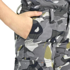 Bermuda Chasse Junior 500 Camouflage Gris -Plein Air Pêche Magasin bermuda chasse junior 500 camouflage gris 7