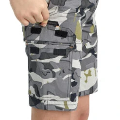 Bermuda Chasse Junior 500 Camouflage Gris -Plein Air Pêche Magasin bermuda chasse junior 500 camouflage gris 8