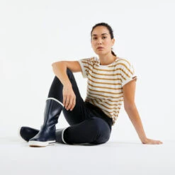 Tribord Bottes Caoutchouc Adulte SAILING 500 Navy -Plein Air Pêche Magasin bottes caoutchouc adulte sailing 500 navy 2