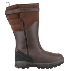 Bottes Chasse Chaudes Imperméables Cuir 900. -Plein Air Pêche Magasin bottes chasse chaudes impermeables cuir 900 2