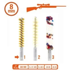 Brosses De Rechange Pour Kit Armes Rayées (filetage 8/32) -Plein Air Pêche Magasin brosses de rechange pour kit armes rayees filetage 832 3