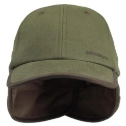 CASQUETTE CHASSE POLAIRE 100 JUNIOR VERTE -Plein Air Pêche Magasin casquette chasse polaire 100 junior verte 6