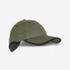 Casquette Chasse Polaire Chaude 500 Verte -Plein Air Pêche Magasin casquette chasse polaire chaude 500 verte