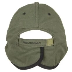 Casquette Chasse Polaire Chaude 500 Verte -Plein Air Pêche Magasin casquette chasse polaire chaude 500 verte 6
