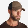 CASQUETTE TRUCKER BEIGE PATCH SOLOGNAC RESISTANT GEAR -Plein Air Pêche Magasin casquette trucker beige patch solognac resistant gear