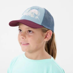 Quechua Casquette Trucker Bleue Enfant MH100 13 Quechua Casquette Trucker Bleue Enfant MH100 -Plein Air Pêche Magasin casquette trucker bleue enfant mh100 3