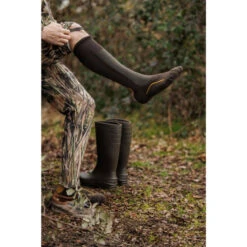 CHAUSSETTE CHASSE MERINOS CHAUDE TIGE HAUTE 900 -Plein Air Pêche Magasin chaussette chasse merinos chaude tige haute 900 1