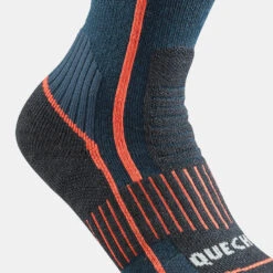 Quechua Chaussettes Chaudes De Randonnée - SH500 MOUNTAIN MID - Enfant X2 Paires -Plein Air Pêche Magasin chaussettes chaudes de randonnee sh500 mountain mid enfant x2 paires 5