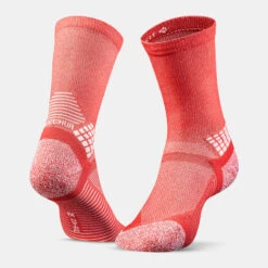 Quechua Chaussettes Randonnée - Hike 500 High Corail X2 Paires -Plein Air Pêche Magasin chaussettes randonnee hike 500 high corail x2 paires 1