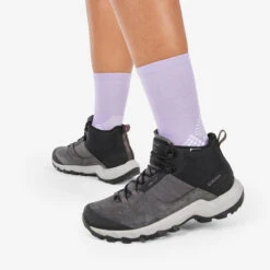Quechua Chaussettes Randonnée - Hike 500 High Trendy Purple & Kamo X2 Paires -Plein Air Pêche Magasin chaussettes randonnee hike 500 high trendy purple and kamo x2 paires 2