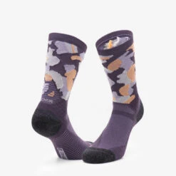 Quechua Chaussettes Randonnée - Hike 500 High Trendy Purple & Kamo X2 Paires -Plein Air Pêche Magasin chaussettes randonnee hike 500 high trendy purple and kamo x2 paires 3
