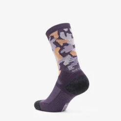 Quechua Chaussettes Randonnée - Hike 500 High Trendy Purple & Kamo X2 Paires -Plein Air Pêche Magasin chaussettes randonnee hike 500 high trendy purple and kamo x2 paires 5