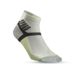 Quechua Chaussettes Randonnée - Hike 500 MID - Gris Jaune - Lot De 2 Paires -Plein Air Pêche Magasin chaussettes randonnee hike 500 mid gris jaune lot de 2 paires 2