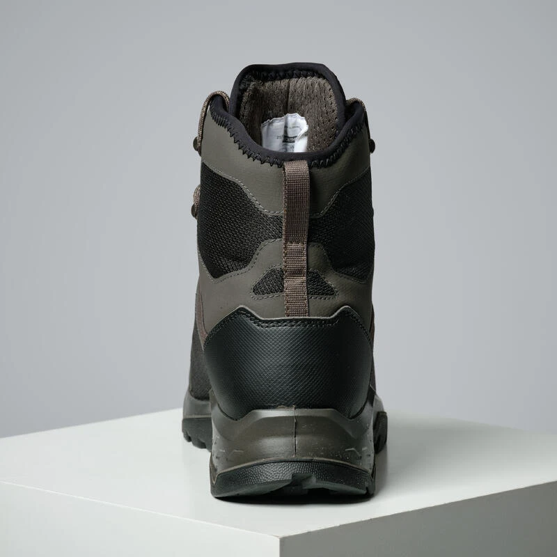 Chaussures Chasse Silencieuses Respirantes Grises 500 6 Chaussures Chasse Silencieuses Respirantes Grises 500 – Image 4