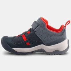 Quechua Chaussures De Randonnée Enfant à Scratch Crossrock Grise Rouge Du 24 AU 34 -Plein Air Pêche Magasin chaussures de randonnee enfant a scratch crossrock grise rouge du 24 au 34 1