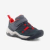 Quechua Chaussures De Randonnée Enfant à Scratch Crossrock Grise Rouge Du 24 AU 34 -Plein Air Pêche Magasin chaussures de randonnee enfant a scratch crossrock grise rouge du 24 au 34