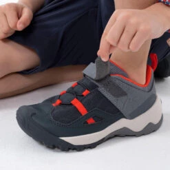 Quechua Chaussures De Randonnée Enfant à Scratch Crossrock Grise Rouge Du 24 AU 34 -Plein Air Pêche Magasin chaussures de randonnee enfant a scratch crossrock grise rouge du 24 au 34 5