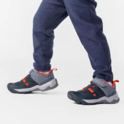 Quechua Chaussures De Randonnée Enfant à Scratch Crossrock Grise Rouge Du 24 AU 34 -Plein Air Pêche Magasin chaussures de randonnee enfant a scratch crossrock grise rouge du 24 au 34 7