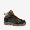 CHAUSSURES TREKKING CUIR IMPERMÉABLES - MT100 SHARK - HOMME -Plein Air Pêche Magasin chaussures trekking cuir impermeables mt100 shark homme