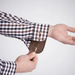 CHEMISE VERNEY CARRON À CARREAUX BLANCHE -Plein Air Pêche Magasin chemise verney carron a carreaux blanche 4