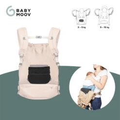 BabyMoov Coussin Réducteur Nouveau-né Pour Porte Bébé Moov & Boost - Noir -Plein Air Pêche Magasin coussin reducteur nouveau ne pour porte bebe moov and boost noir 2