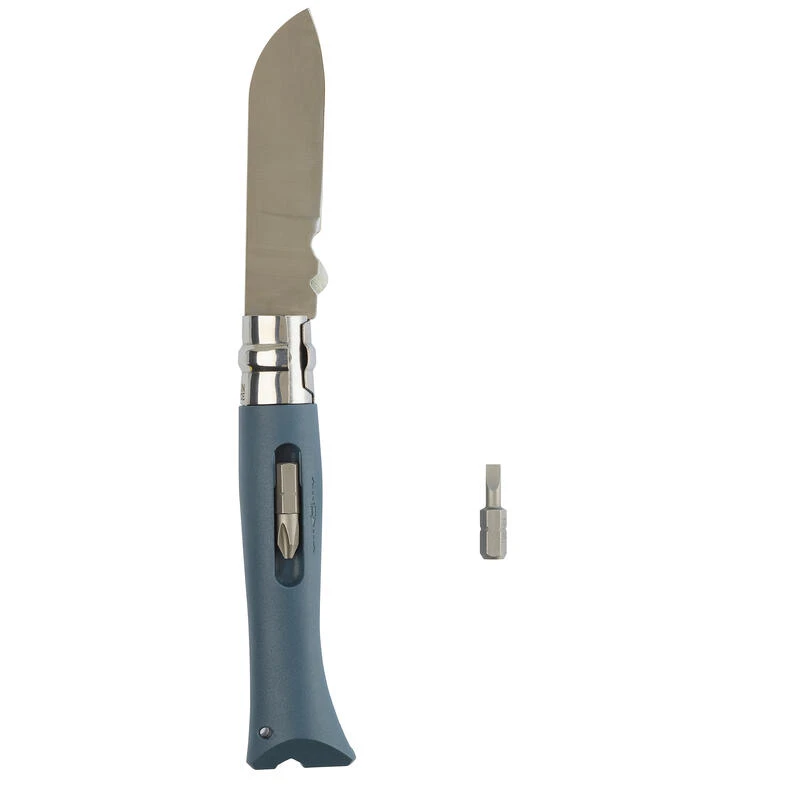 Couteau Pliant 8 Cm Inox Gris Opinel N°9 Bricolage 4 Couteau Pliant 8 Cm Inox Gris Opinel N°9 Bricolage – Image 2