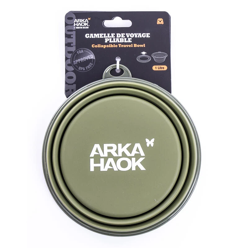 MARTIN SELLIER Gamelle De Voyage Rétractable Pour Chien Kaki 4 MARTIN SELLIER Gamelle De Voyage Rétractable Pour Chien Kaki – Image 2