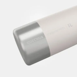 Quechua Gourde Inox 1L Avec Bouchon à Vis Pour La Randonnée - Blanc -Plein Air Pêche Magasin gourde inox 1l avec bouchon a vis pour la randonnee blanc 2