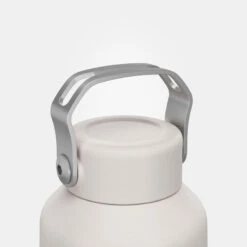 Quechua Gourde Inox 1L Avec Bouchon à Vis Pour La Randonnée - Blanc -Plein Air Pêche Magasin gourde inox 1l avec bouchon a vis pour la randonnee blanc 3