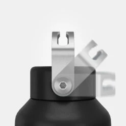 Quechua Gourde Inox 1L Avec Bouchon à Vis Pour La Randonnée - Noir -Plein Air Pêche Magasin gourde inox 1l avec bouchon a vis pour la randonnee noir 4