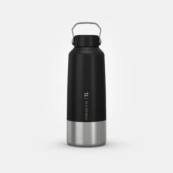 Quechua Gourde Inox 1L Avec Bouchon à Vis Pour La Randonnée - Noir -Plein Air Pêche Magasin gourde inox 1l avec bouchon a vis pour la randonnee noir 9