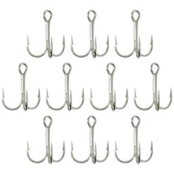 HAMEÇON TRIPLE PÊCHE HOOK TRIPLE NICKEL -Plein Air Pêche Magasin hamecon triple peche hook triple nickel 1