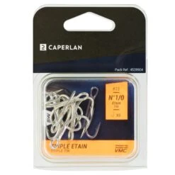 Hameçon TRIPLE TIN Pêche En Mer 10 Hameçon TRIPLE TIN Pêche En Mer -Plein Air Pêche Magasin hamecon triple tin peche en mer 2