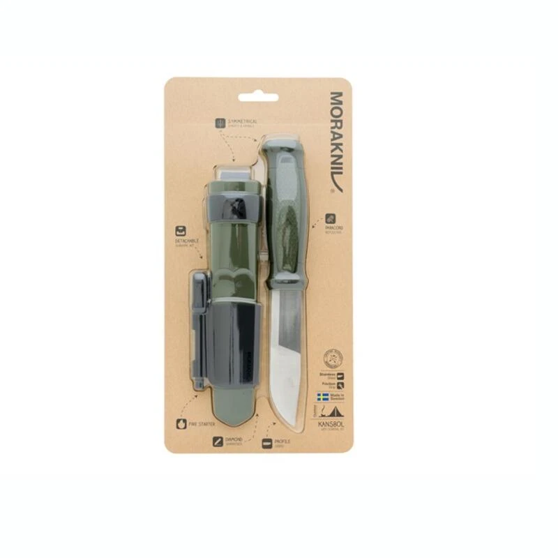 Morakniv Kit Couteau De Survie Kansbol Avec étui Polymère - Vert 6 Morakniv Kit Couteau De Survie Kansbol Avec étui Polymère - Vert – Image 4