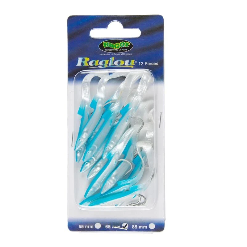 Leurre Raglou Pearl Bleu 6.5cm X12 Pêche En Mer 4 Leurre Raglou Pearl Bleu 6.5cm X12 Pêche En Mer – Image 2