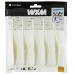 LEURRE SOUPLE FINESS AVEC ATTRACTANT WXM YUBARI FINSS 130 BLANC -Plein Air Pêche Magasin leurre souple finess avec attractant wxm yubari finss 130 blanc 3