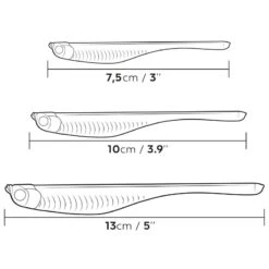 LEURRE SOUPLE FINESS AVEC ATTRACTANT WXM YUBARI FINSS 130 BLANC -Plein Air Pêche Magasin leurre souple finess avec attractant wxm yubari finss 130 blanc 5