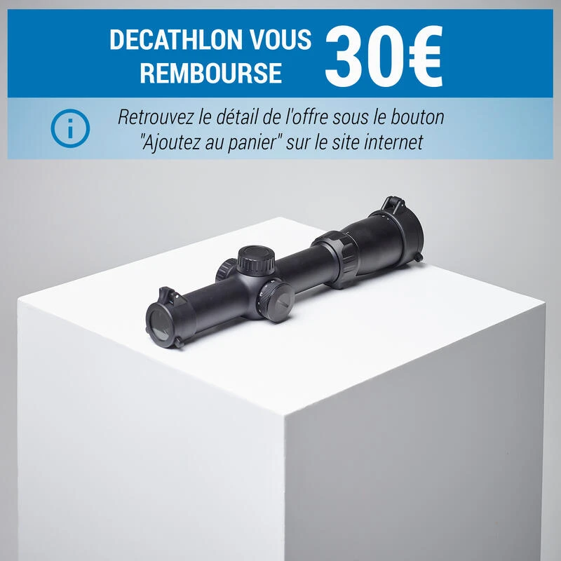 LUNETTE DE CARABINE 1-4X24 À RÉTICULE LUMINEUX DIAMÈTRE 30MM 4 LUNETTE DE CARABINE 1-4X24 À RÉTICULE LUMINEUX DIAMÈTRE 30MM – Image 2