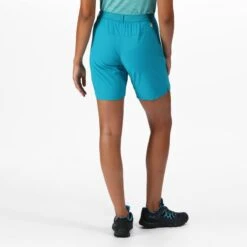 Regatta Mountain II Short De Randonnée Pour Femme - Turquoise Moyen -Plein Air Pêche Magasin mountain ii short de randonnee pour femme turquoise moyen 2