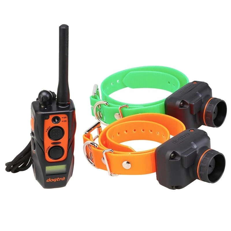 PACK 2 COLLIERS + TÉLÉCOMMANDE DE DRESSAGE ET REPÉRAGE POUR CHIEN DOGTRA 2600T&B 3 PACK 2 COLLIERS + TÉLÉCOMMANDE DE DRESSAGE ET REPÉRAGE POUR CHIEN DOGTRA 2600T&B