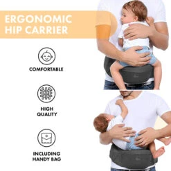 Pack Basic Luxe Nacelle Ergonomique - Porte-bébé Confortable - Gris -Plein Air Pêche Magasin pack basic luxe nacelle ergonomique porte bebe confortable gris 1