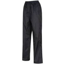 Regatta Pack It Surpantalon De Randonnée Imperméable Pour Femme - Le Noir -Plein Air Pêche Magasin pack it surpantalon de randonnee impermeable pour femme le noir 2