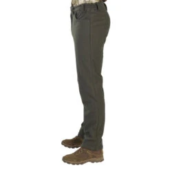 PANTALON CHASSE CHAUD SILENCIEUX POLAIRE VERT 100 -Plein Air Pêche Magasin pantalon chasse chaud silencieux polaire vert 100 3