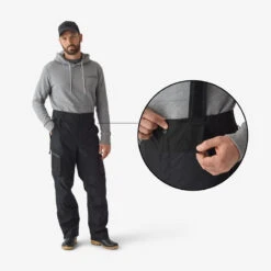 Pantalon De Pêche Imperméable Homme - FT 500 WPF Noir -Plein Air Pêche Magasin pantalon de peche impermeable homme ft 500 wpf noir 2