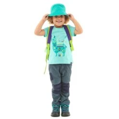 Quechua Pantalon De Randonnée Modulable - MH500 Gris/bleu- Enfant 2-6 ANS -Plein Air Pêche Magasin pantalon de randonnee modulable mh500 grisbleu enfant 2 6 ans 1